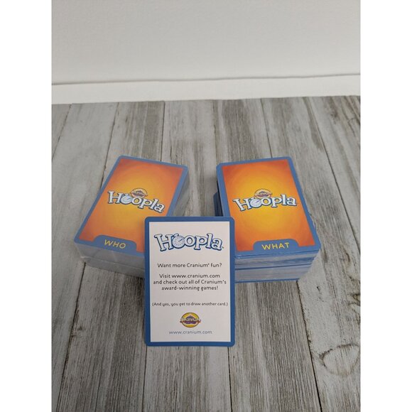 Cranium Hoopla Game Replacement Parts Cards 1 Unopened Instructions 2002-2004 - Picture 1 of 8